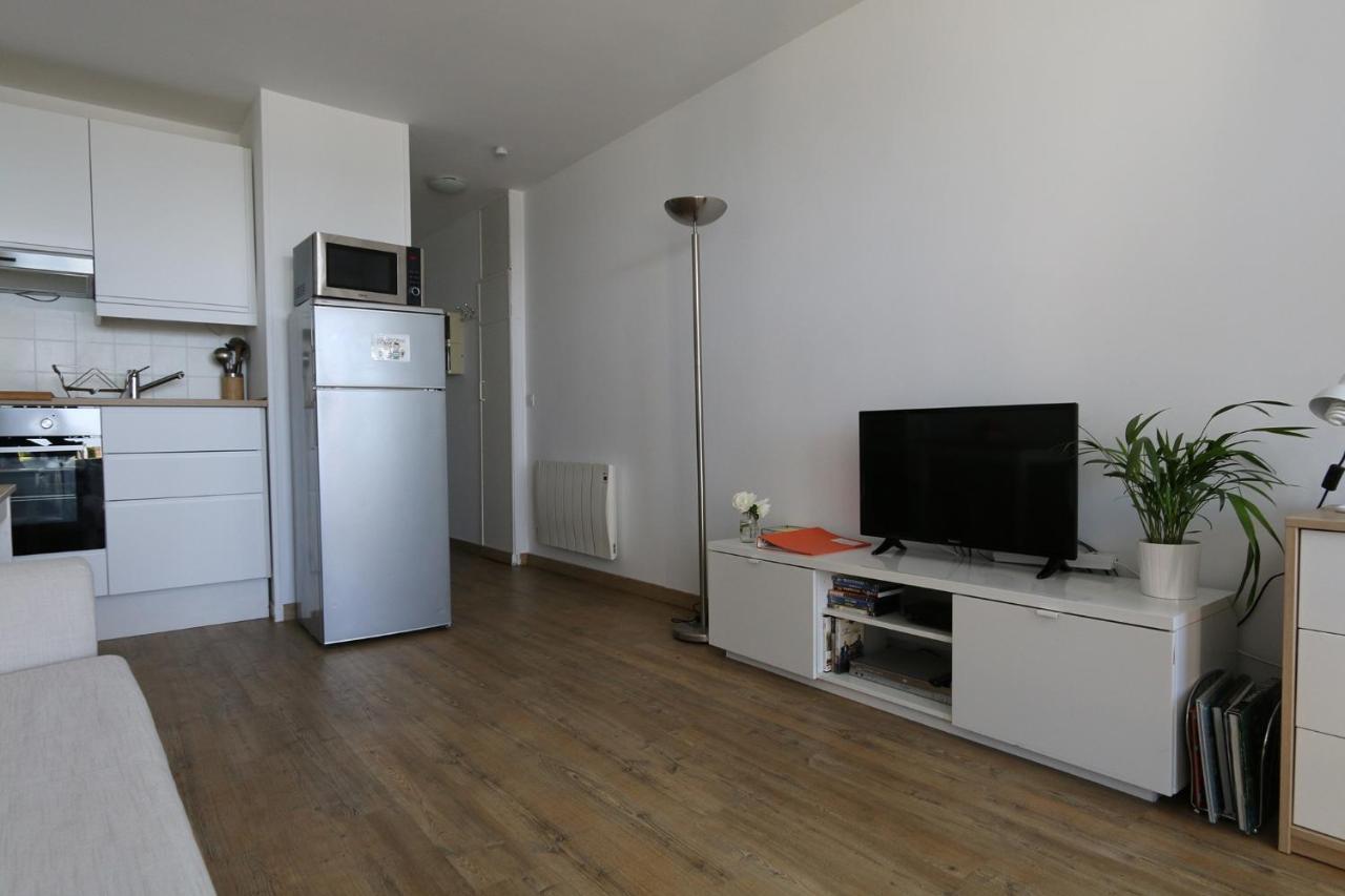 Hendaye Beach Studio, front de mer avec parking privé Extérieur photo