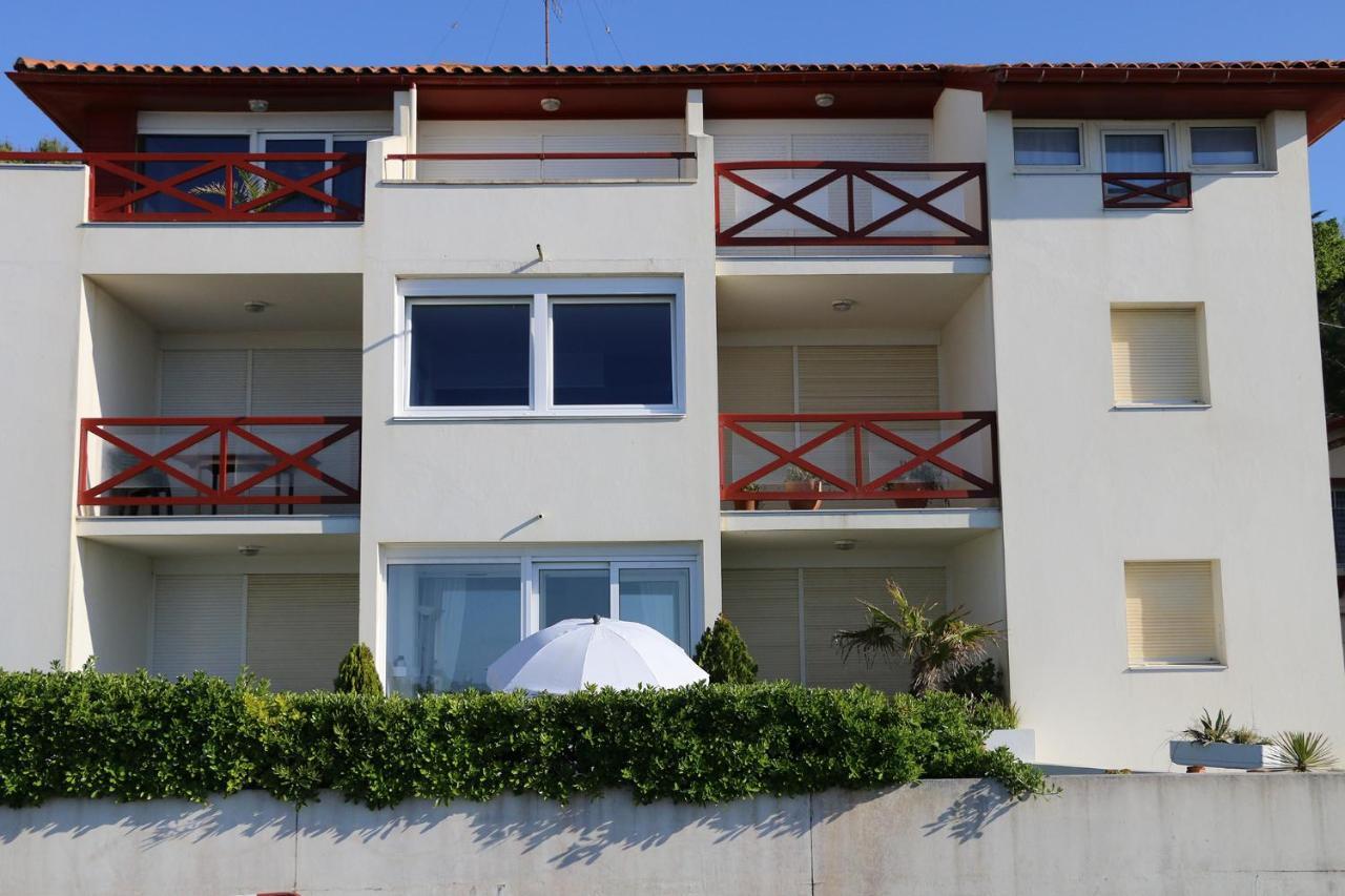 Hendaye Beach Studio, front de mer avec parking privé Extérieur photo