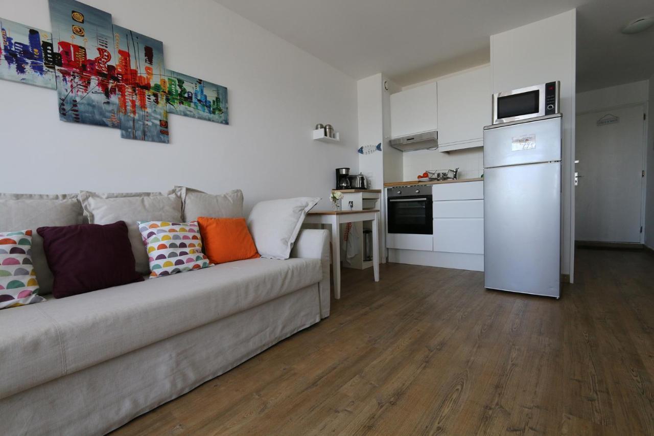 Hendaye Beach Studio, front de mer avec parking privé Extérieur photo